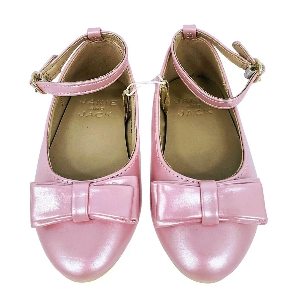JACK AND JANIE GIRLS‎ PINK BALLET FLATS SIZE 6